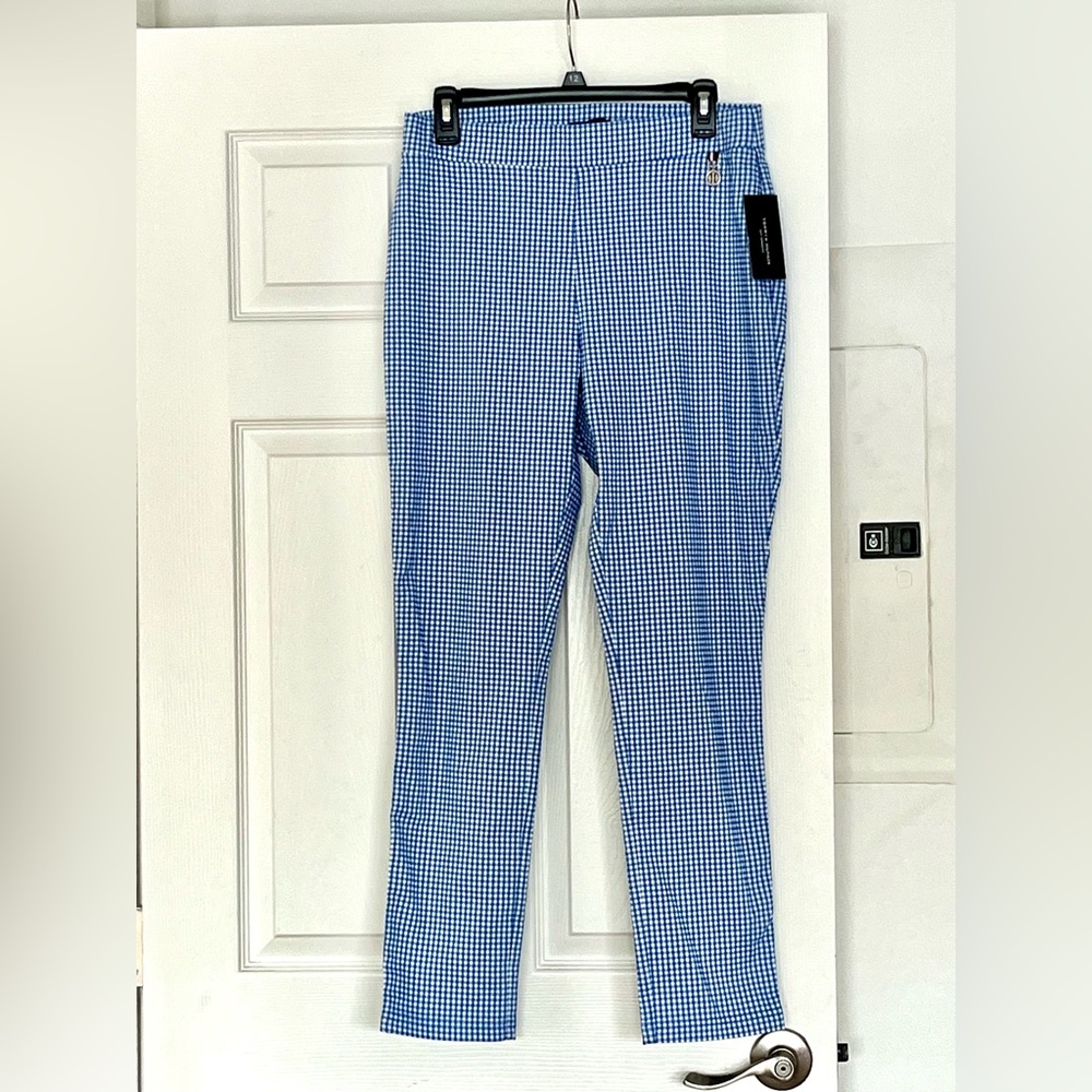 Tommy Hilfiger Gingham Pants Size 10 NWT MSRP $89